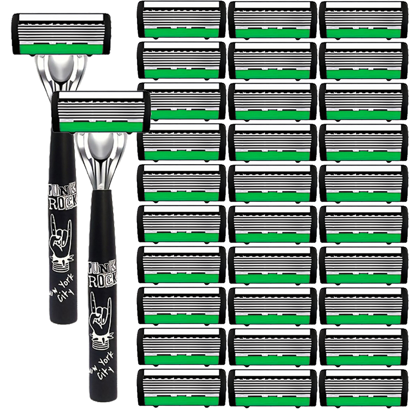 Safety Razor Handle - Высококачественные сменные лезвия для мужской безопасной