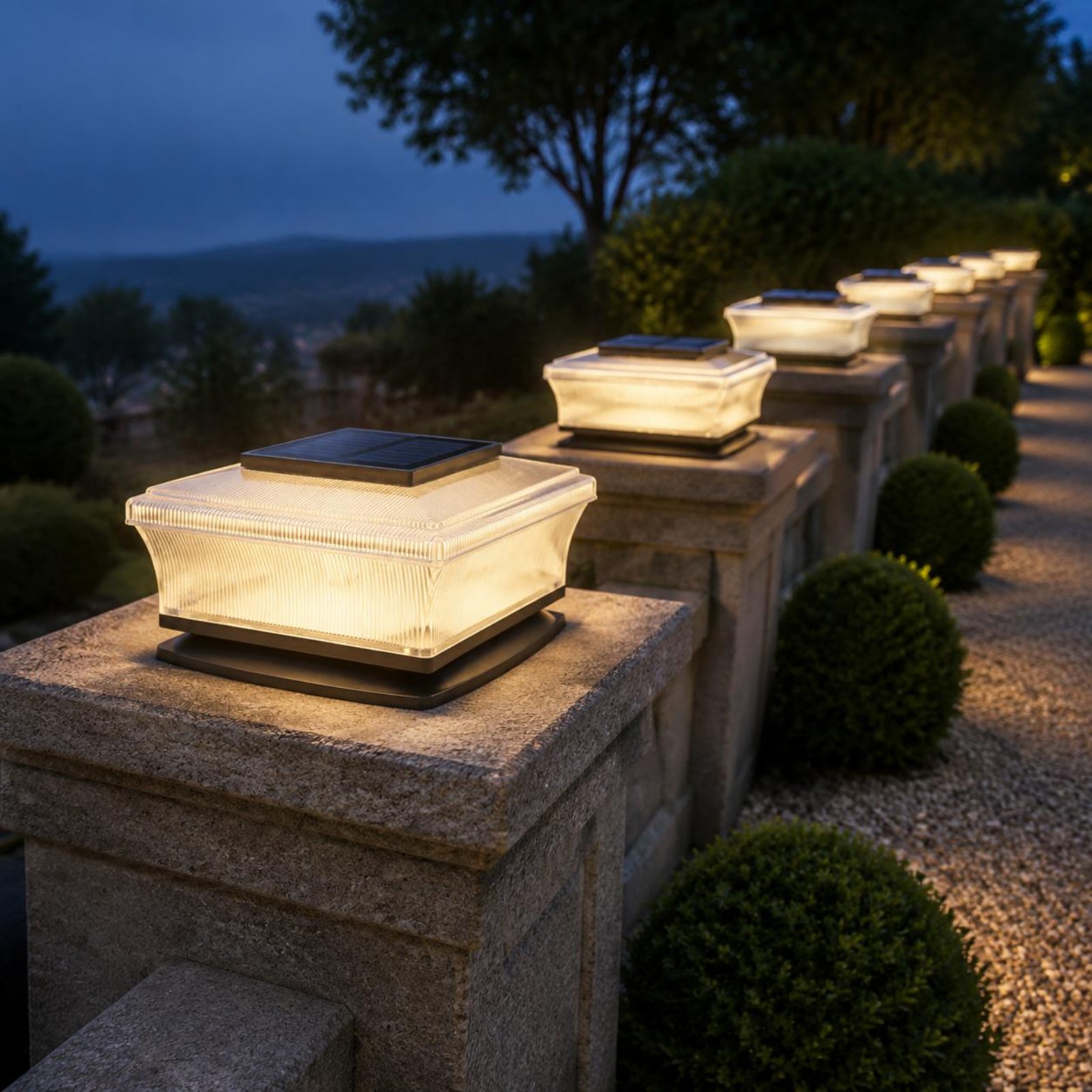 Беспроводной квадратный светил – обзор и цена Solar Garden Light