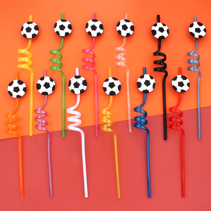 12 шт. соломинки на футбольную – обзор и цена Reusable Straw