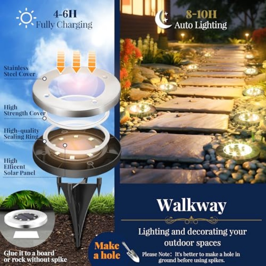 Солнечные садовые светильники, – обзор и цена Solar Garden Light